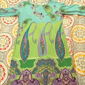 💜💚London Times Paisley Dress💚💜